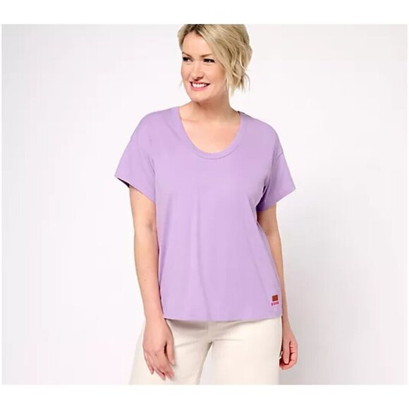 Peace Love World Black The Greatest U-Neck Tee Size 1X - Picture 2 of 8